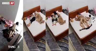 Hack Camera Gái một con đang cho con bú thì chồng trùm mền địt – Phần 1
